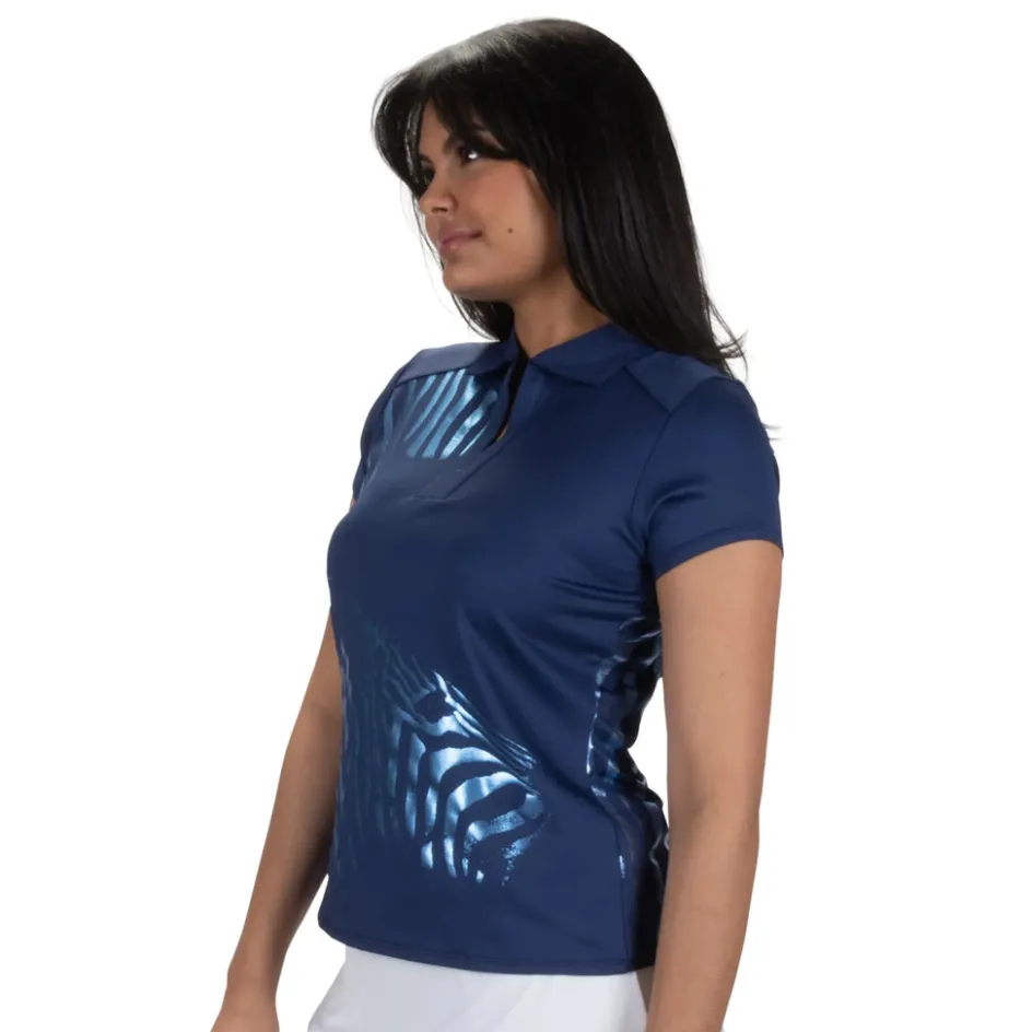 Nancy Lopez Safari Short Sleeve Polo Clearance