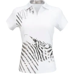 Nancy Lopez Safari Short Sleeve Polo Clearance