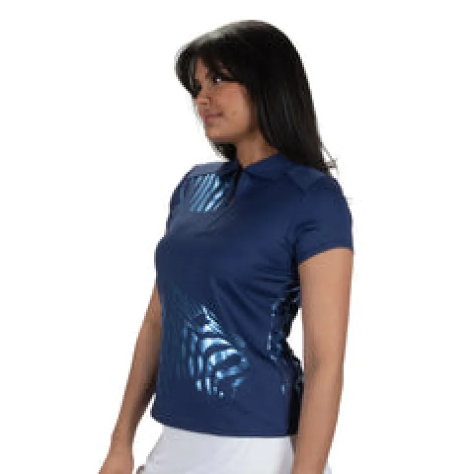 Nancy Lopez Safari Short Sleeve Polo Clearance
