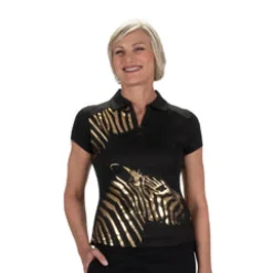 Nancy Lopez Safari Short Sleeve Polo Clearance