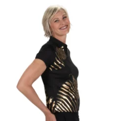 Nancy Lopez Safari Short Sleeve Polo Clearance
