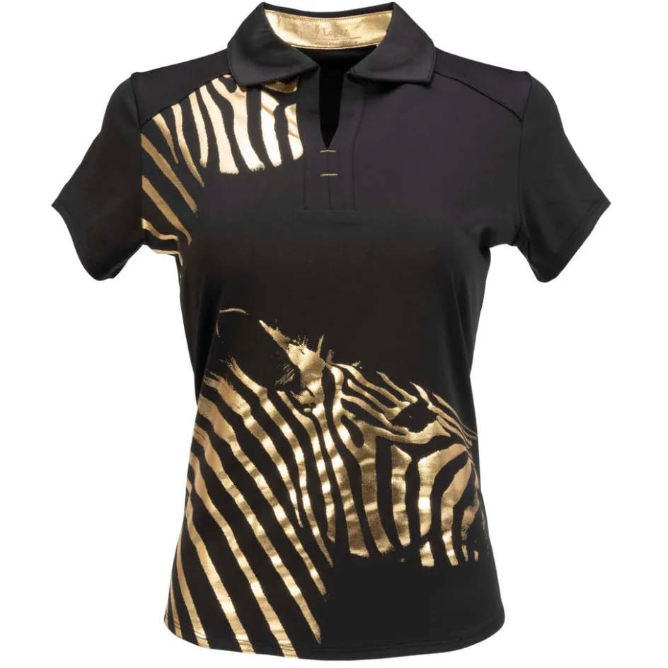 Nancy Lopez Safari Short Sleeve Polo Clearance