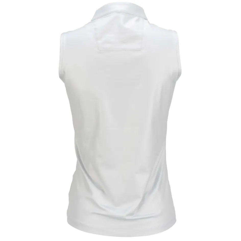 Nancy Lopez Shine Sleeveless Polo New