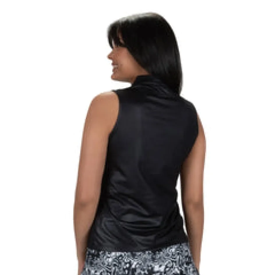 Nancy Lopez Shine Sleeveless Polo New