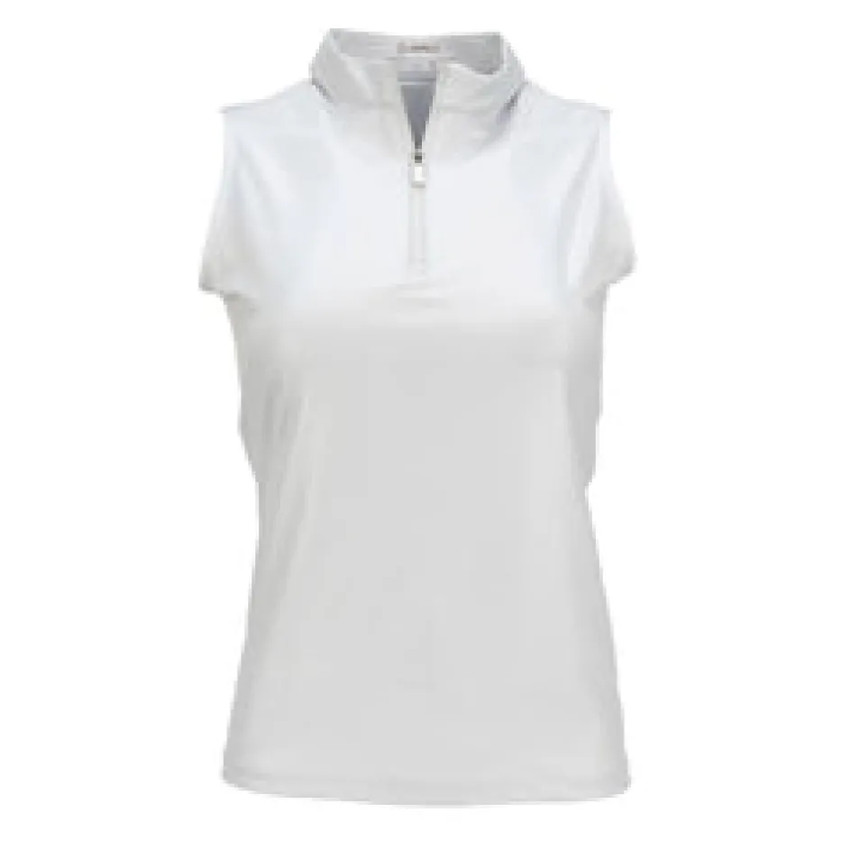 Nancy Lopez Shine Sleeveless Polo New