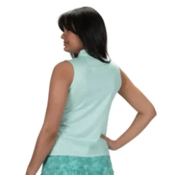 Nancy Lopez Shine Sleeveless Polo New