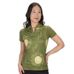 Nancy Lopez Sunny Short Sleeve Polo New