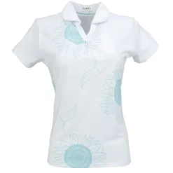 Nancy Lopez Sunny Short Sleeve Polo New