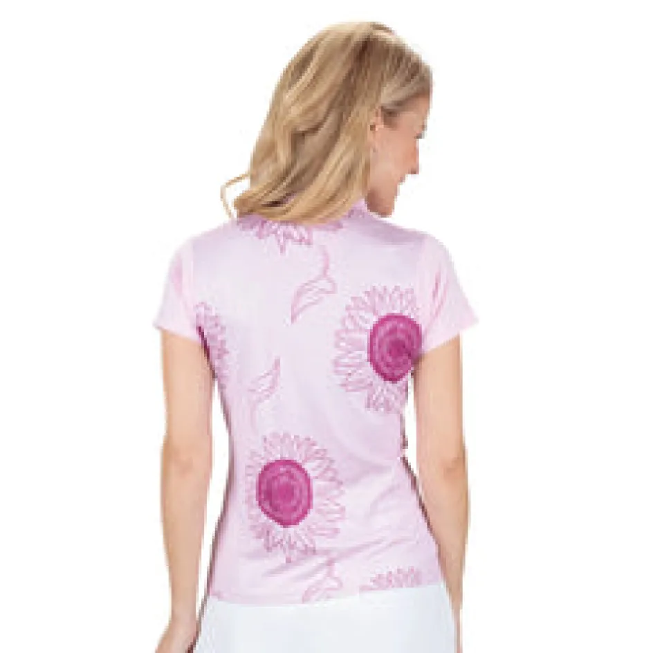 Nancy Lopez Sunny Short Sleeve Polo New