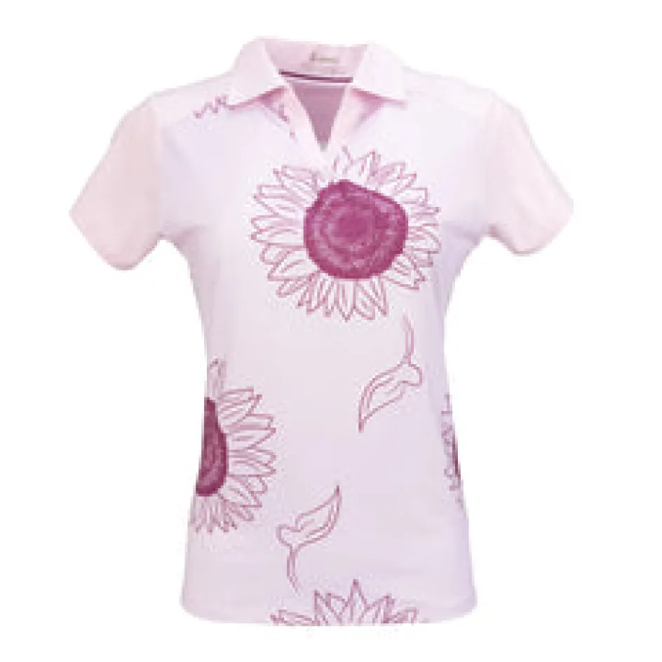 Nancy Lopez Sunny Short Sleeve Polo New
