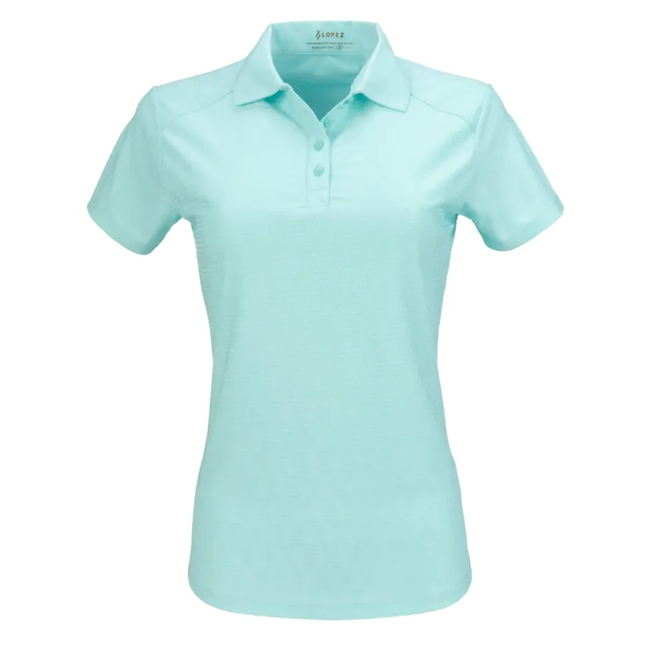 Nancy Lopez Tempo Short Sleeve Polo New
