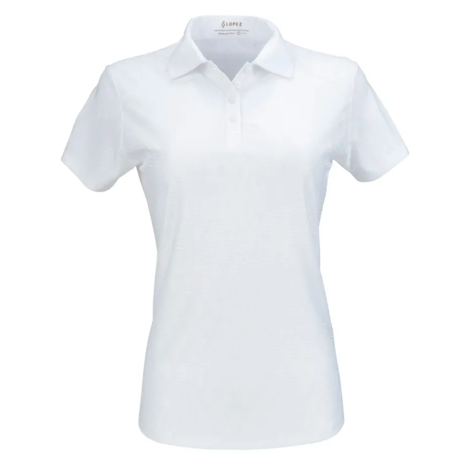 Nancy Lopez Tempo Short Sleeve Polo New