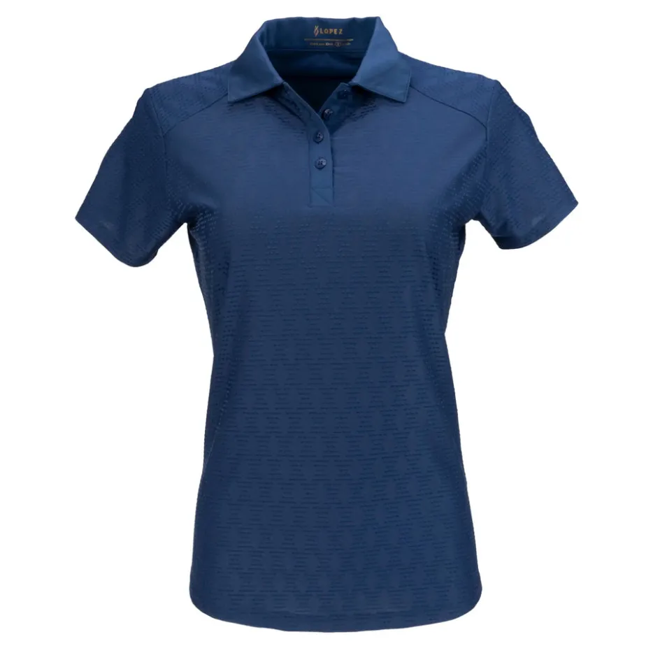 Nancy Lopez Tempo Short Sleeve Polo New