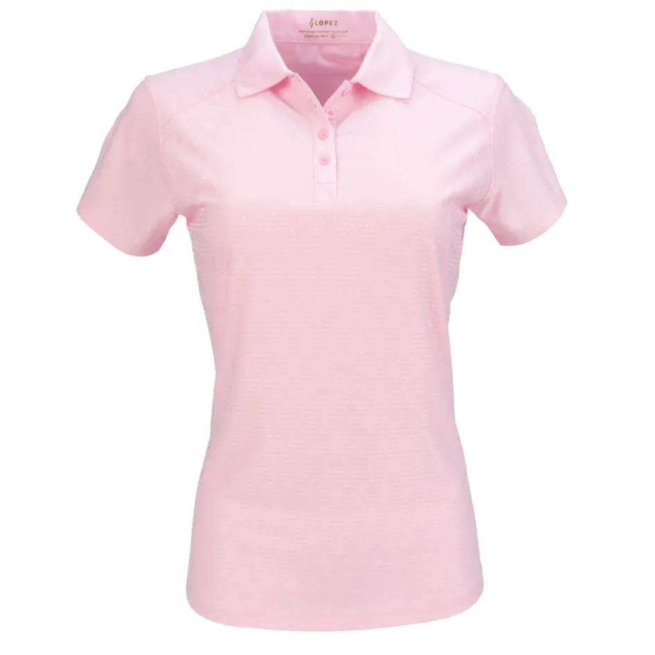Nancy Lopez Tempo Short Sleeve Polo New