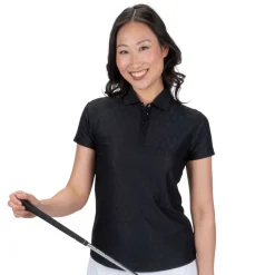 Nancy Lopez Tempo Short Sleeve Polo New