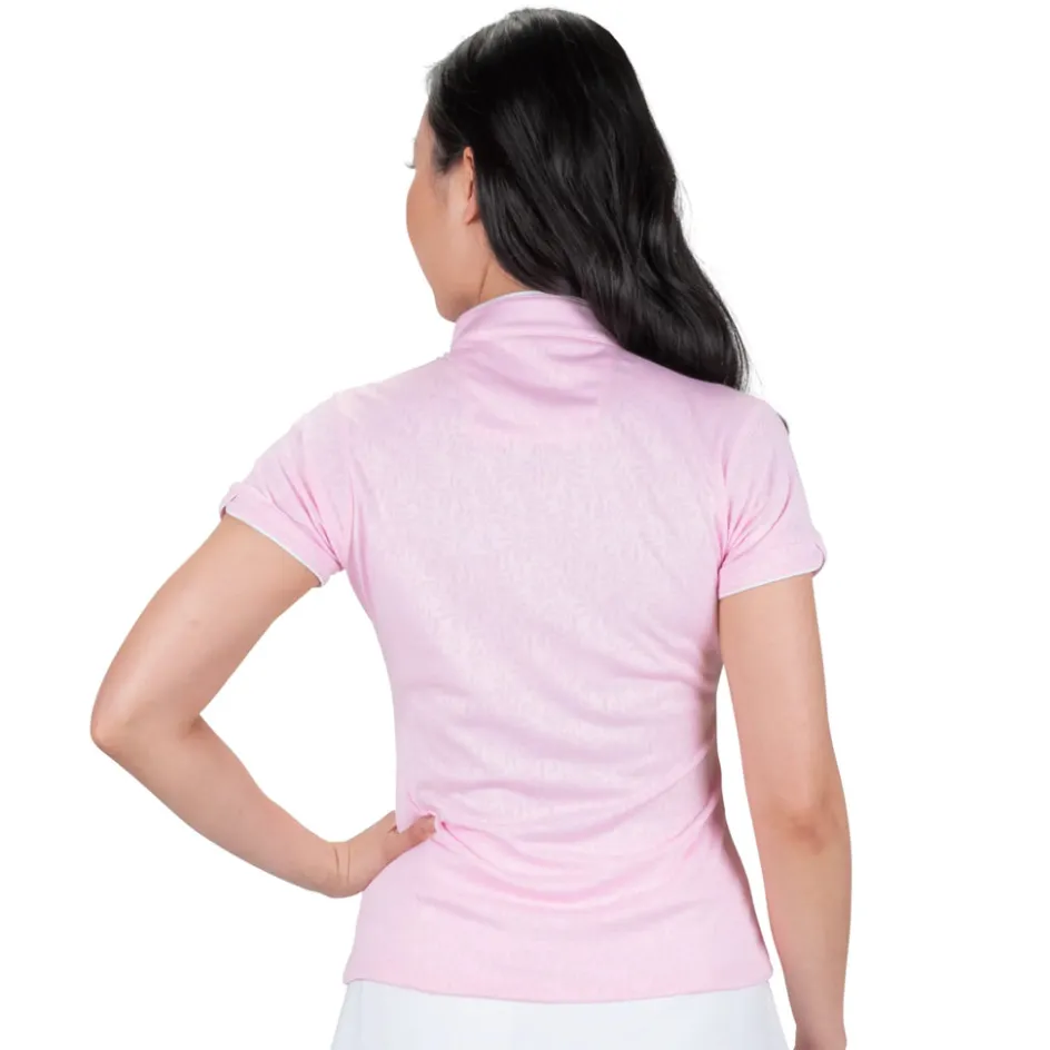 Nancy Lopez Vine Short Sleeve Polo New